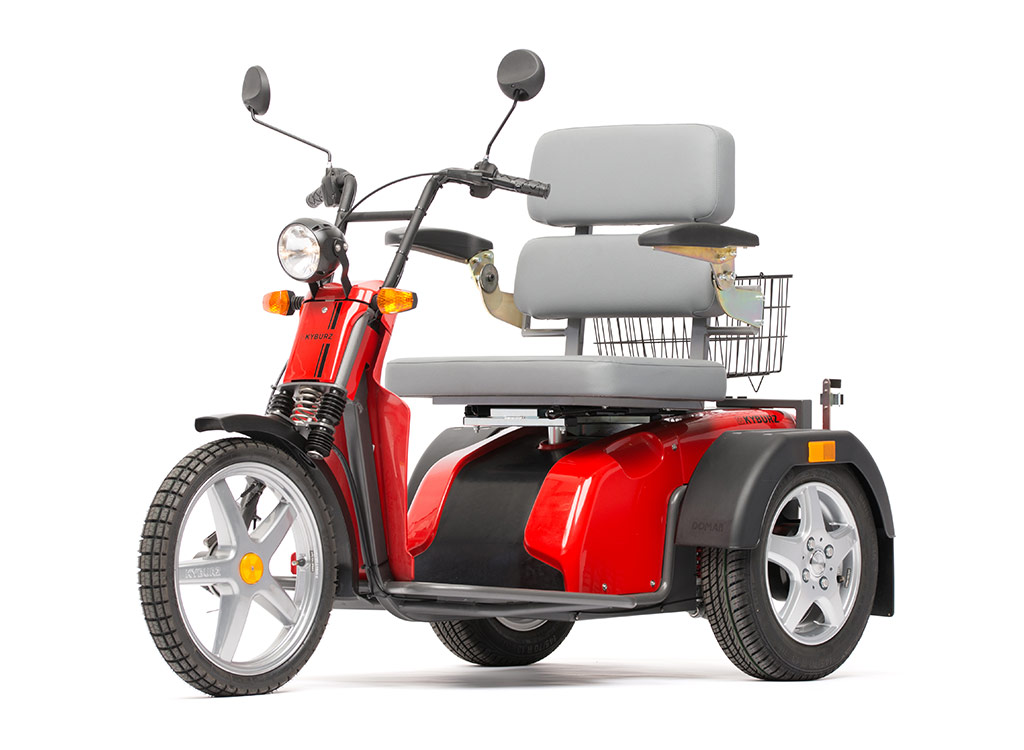kyburz MaXX2 Hochwertiger Elektro Scooter und Elektrofahrzeug mit 3 Rädern. Für maximale Flexibilität und hohen Fahrkomfort.