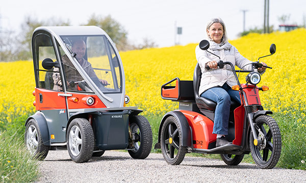 Elektro-Fahrzeug, Elektro-Rollstuhl und Seniorenmobil für Hotel mieten